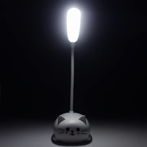 Luminária De Mesa Abajur Luz De Led Design de Bichinho Flexível Recarregável Usb Portátil Leitura Es