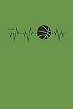 BASKETBALL: Notebook Basketballspieler kariert Notizbuch Player Journal 6x9 squared