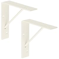 Amazon | ウッドワン 棚柱用カナモノ サンカクブラケット ブラック 棚
