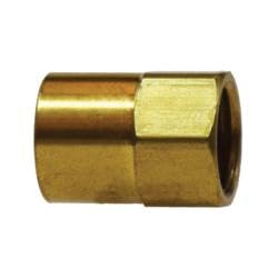 12034 Straight Adapter, 5/16 in Female Inverted Flared x 1/8 in FNPTF, Brass (2 Pack)