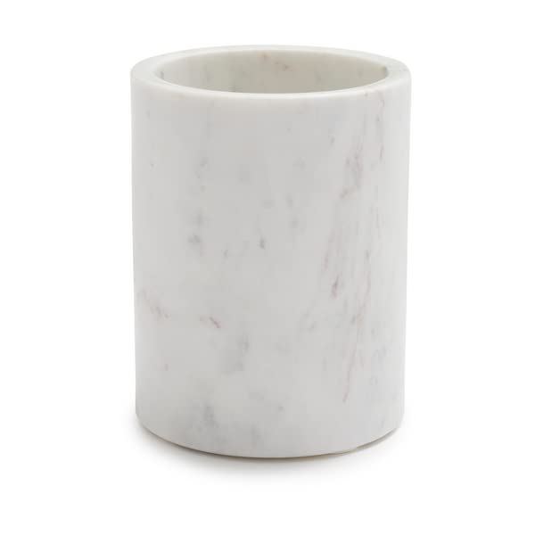 Sur La Table Marble Utensil Crock , White