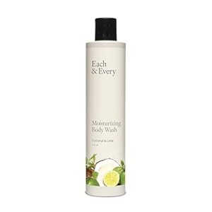 Each & Every Sensitive Skin Body Wash for Women & Men – Coconut & Lime – Moisturizing All Natural Body Wash & Shower Gel in Recyclable Packaging – Paraben, Sulfate & Cruelty-Free (10 Fl Oz)