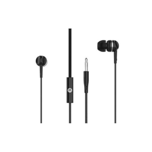 Motorola, J15000L15N1L, Earbuds 105, Fone de Ouvido com Microfone, Preto