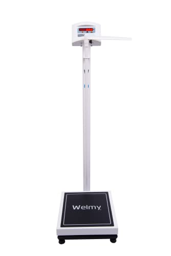 Balança Digital Adulto Antropometrica 200kg, Modelo W200 A, Inmetro Welmy, Welmy