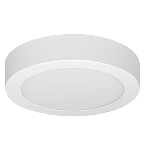 LEDVANCE LED SPOT SURFACE SMART+ Ø 20cm, per interni, dimmerabile, 12W, temperatura colore 3000-6500K, 900 lumen, design moderno piatto, lampadina inclusa, rotondo, bianco