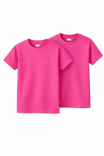 Image of Gildan Unisex-Child Gildan Youth Heavy Cotton T-Shirt, Style G5000b, 2-Pack