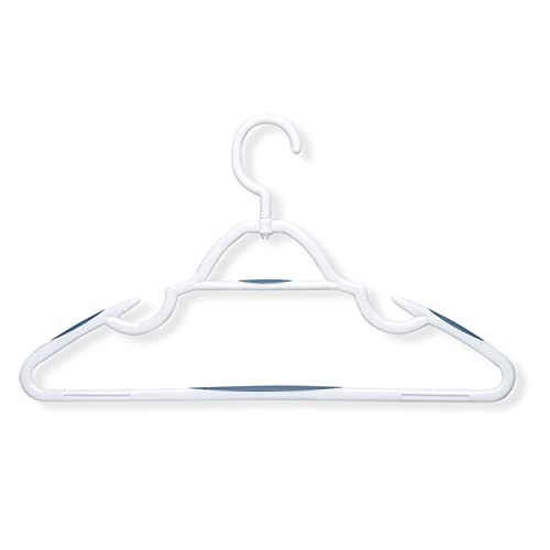 Honey-Can-Do HNG-01323 Soft Touch Swivel Hanger, 5-Pack, White/Green