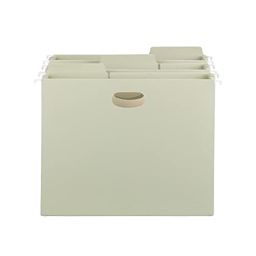 Smead FasTab Hanging Pocket with Full-Height Gusset, 3-1/2