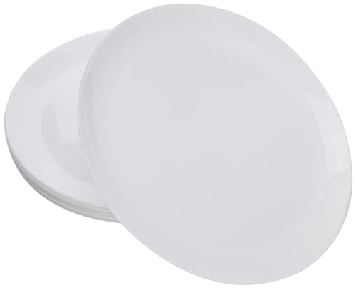Luminarc Diwali Teller, flach, Opal, 25 cm, Weiß, 6 Stück