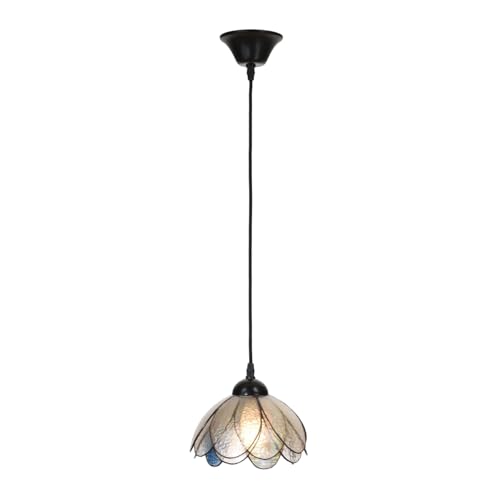 Suspension Sparkling Peony Art Deco Trade luminaire coton vintage abat-jour fleur