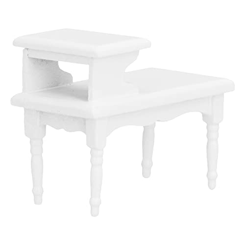 OKAT Table à thé de Maison de poupée, modèle de Meubles de Table Basse de Maison de poupée réaliste simulé Portable Compact pour Magasin de Jouets pour la Maison Cover