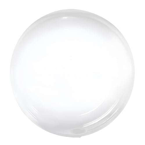 Image of Clear 50 Inch 4D Round Ball Balloons/Holographic Balloons/Star Clear Foil Decorative Folding Rainbow/Under The Sea Mermaid Party Decoration Balloon/Groovy party decoration