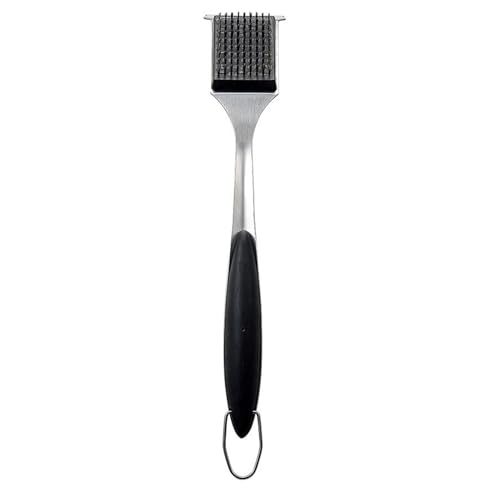 Estropajo para Limpiar Barbacoa | Cepillo de Acero Inoxidable para Barbacoas,Mango Ergonómico Multiusos para Barbacoa Limpieza En Jardín Camping Y Picnic