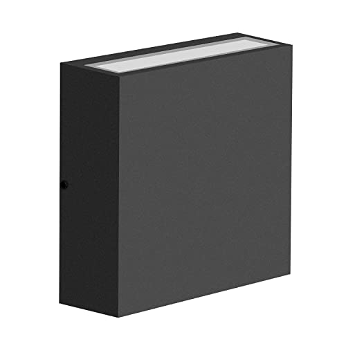 Crazy Deals Inowel Wall Light Outdoor LED Wall Mount Lamp Modern Wall Sconce Lighting Up&Down Lantern Fixture Grey Aluminum Lights for Porch Front Door Garden Yard Patio IP54 Waterproof 6W 360Lm 3000K