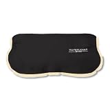 Hofbrucker Handwärmer, Handmuff aus echtem Lammfell für Kinderwagen, Buggy, Sportwagen, warme Handschuhe, wasserabweisend, windabweisend, Farbe: schwarz