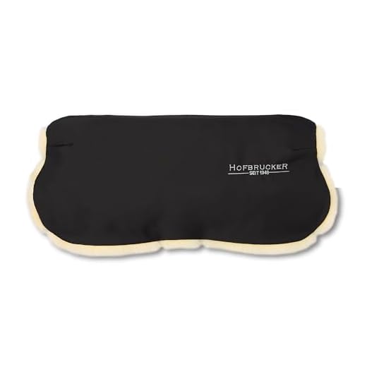Hofbrucker Handwärmer, Handmuff aus echtem Lammfell für Kinderwagen, Buggy, Sportwagen, warme Handschuhe, wasserabweisend, windabweisend, Farbe: schwarz