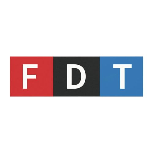 Image of F-D-T Car Magnet - Subtle Funny Bumper Sticker - 10 inch x 3 inch