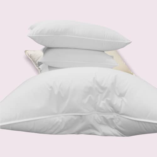 Almohada de pluma suave tamaño Queen miniatura 7