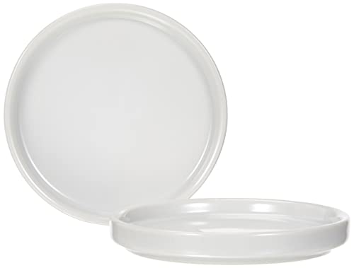 Zassenhaus Mühlenuntersetzer Porzellan weiß, 2er-Set, Made in Germany, Maße: H: 0,8 cm D: 7,8 cm, 036039