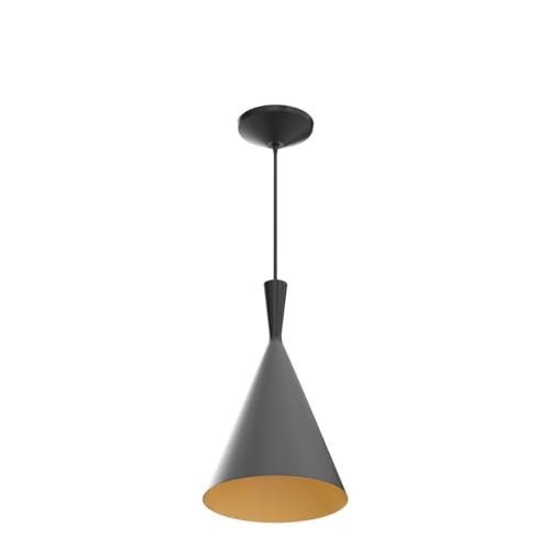 Image of GreyWings Modern Black Aluminium Hanging Pendant Light for Ceiling, Dcorative Lamp, Inoor Light for (Bulb not Included) Small Pack of 1