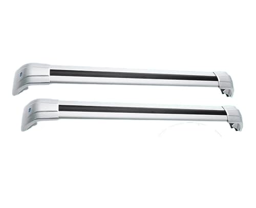 Barras de techo para Jaguar F-Pace 2016-2024 en aleación de aluminio plata con cerradura