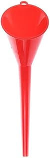 MOVKZACV Oil Funnel, Oil Change Kit Compatible with Car Motorcycle Refueling Funnel Long Mouth Oil Gasoline Water Filter Tool for All Automotive Motorcycle Oils (red)