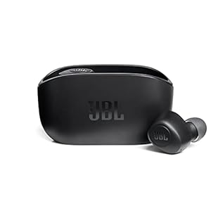 JBL Wave 100TWS In-Ear Kopfhörer in Schwarz – Kabellose Earphones mit Deep Bass Sound und Dual Connect – Bis zu 20…