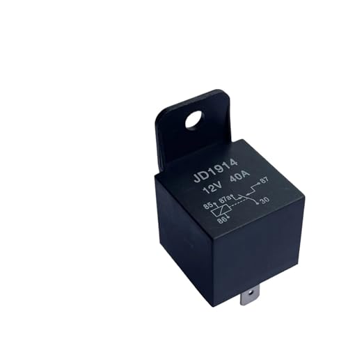 Relé de potencia CC 24V 40A de 5 pines 1NO1NC e interruptor inversor para corriente continua