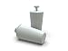 Produktbild markiso® Rolladenstopper geschlossen [1 Paar] (Wespenschutz), Rollladen Anschlagstopper für Rollo & Jalousie 40mm lang inkl. Schraube & Dichtung | Rollladenstopper in verschiedenen Farben & Set´s