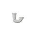 J-Bend Plastic 1-1/2 In