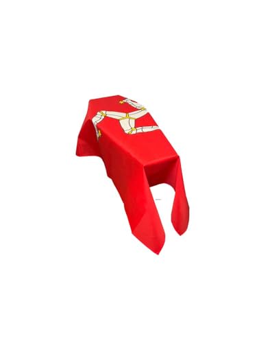 Bandera de ataúd de la Isla de Man satén funerario y protocolo de enterramiento
