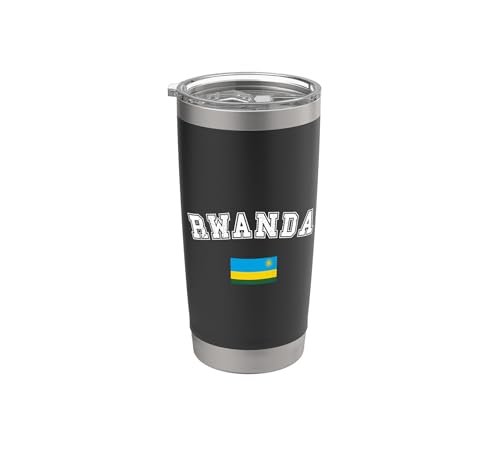 Rwanda Flag Sport Competition Pride Vacation Souvenir Stainless Steel Insulated Tumbler