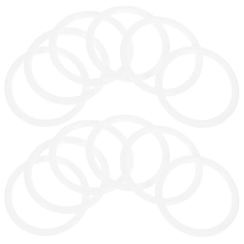 Anneaux pour attrape-rêves blanc lot de 50 cercle plastique loisirs créatifs
