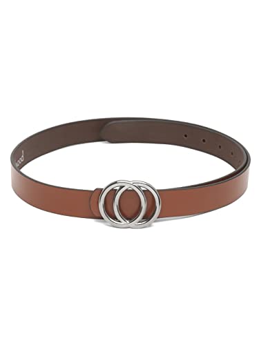 Image of TEAKWOOD LEATHERS Leather Belt for Women Belts Regular Fit Casual Formal Dress Jeans & Fashion Ladies Belts for Women Belts Regular Fit Belt Any Season | Fashion Belt for Women | T BT W 01