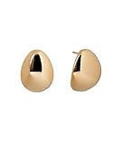 Pendientes de luna y media luna de VIDAL & VIDAL, CHAPADO ORO 18 KTES, Sin piedra preciosa
