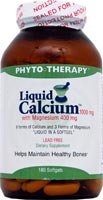 Phyto Therapy Liquid Calcium Lactose-Free -- 1000 mg - 180 Softgels