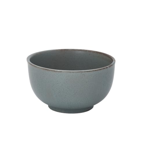 汚れをはじく食器 セラミックコーティング 陶磁器 セラディッシュ 茶碗皿 撥水加工 シンプル皿 マッドグレー 電子レンジ対応 食洗器対応 内山製陶所 (Mサイズ)