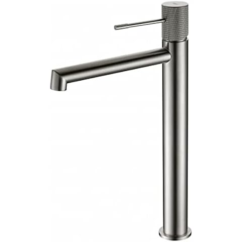 Grifo lavabo caño alto níquel cepillado Line Imex Cover