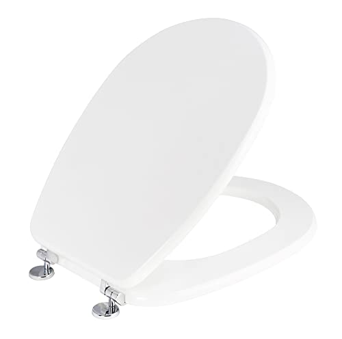 MODULARREDO | Sedile per WC LIUTO, Tavoletta WC, Copriwater, Copri Wc, Copriwater Bianco, Ideal Standard, 35,8x46 cm, Bianco