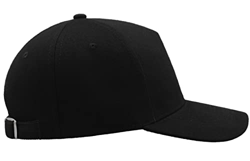 Baseballkappe mit Schnalle, Motiv: No Pain No Gain Your Workout is My Warmup, rotes Logo, bequem, Unisex, gebürstete Baumwolle, Schwarz