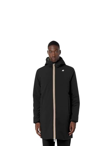 K-Way Para Hombre. K6128WW Chaqueta Reversible Jacob Negro, Verde (M), Casual, PoliéSter