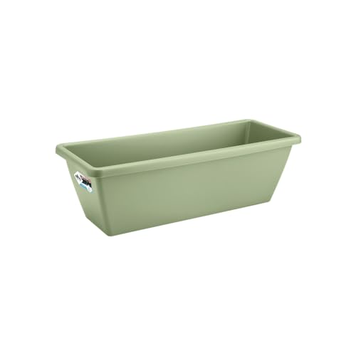 elho Barcelona Balkonkasten 50 - Übertopf für Balkon & Außen - Ø 49.8 x H 16.0 cm - Grün/Pistazien Grün