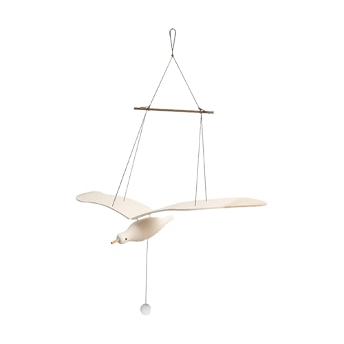 Gaviota móvil de madera para decoración infantil en terrazas y habitaciones 7