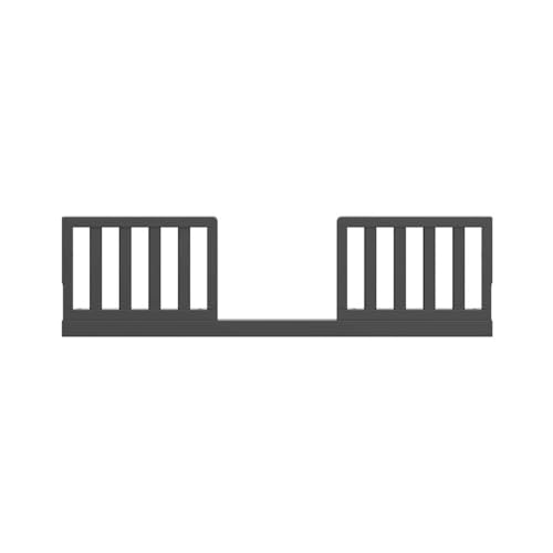 Image of Storkcraft & Graco Toddler Safety Guardrail Kit with Slats (Gray) - GREENGUARD Gold Certified, Converts Compatible Storkcraft & Graco Crib to Toddler Bed, Kit Includes 2 Guardrails