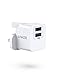 USB Plug, Anker PowerPort mini Dual Port USB Charger, Compact Wall Charger Cube, For iPhone 15/14/13/12/11 Pro Max, Galaxy S23/S22/Note20, HTC, LG, and More