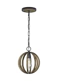 Generation Lighting P1302WOW/AF Sean Lavin Pendant 1 Light in Transitional Style-10 Inch Wide by 12.5 Inch Tall, 1-Light, cETL Listed, Safety Rated for Wet Locations