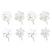 NUOBESTY 8Pcs DIY Paper Wiatraheels Puste Graffiti Malarstwo Papierowy Wiatrak Zabawny Papierowy Zestaw Wiatraków Edukacyjny Dla Dzieci