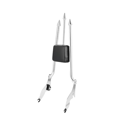 Sissy bar amovible chrome de 28 pouces avec dossier pour moto Harley Touring