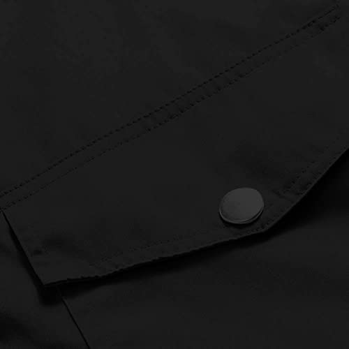 ZEFOTIM Womens Rain Jacket Short Womens Raincoat Hiking Rain Coat with Pockets Jackets with Hood3