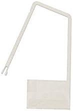 DimcoGray 6-PPS-701 Break-Away Plastic Padlocks, Long Hasp, 2 1/8" H x 15/16" W, White (Pack of 100)